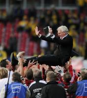 Fussball WM  2010  Qualifikation:  JUBEL Daenemark