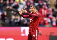 Fussball 1. Bundesliga Saison 21/22: FC Bayern Muenchen - Bayer 04 Leverkusen
