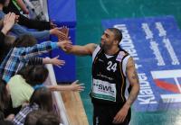 Basketball  1. Bundesliga  09/10  Walter Tigers Tuebingen - EWE Baskets Oldenburg