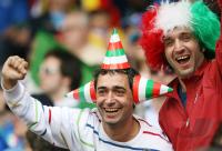 FUSSBALL EURO 2008: Italien - Rumaenien, Fans