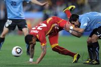 FUSSBALL WM 2010, VIERTELFINALE: Uruguay - Ghana