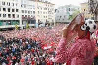 Fussball 1. Bundesliga :  JUBEL Arjen Robben  (FC Bayern Muenchen)