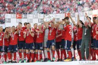Fussball 1. Bundesliga Saison 17/18: Meister FC Bayern Muenchen