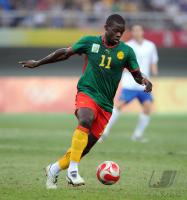 FUSSBALL  Olympia 2008   Vorrunde  Maenner Kamerun - Italien