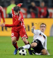 Fussball WM-Qualifikation: Deutschland - Russland