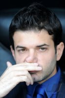 FUSSBALL SERIE A:  Trainer Andrea Stramaccioni (Inter Mailand)
