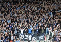 Fussball Regionalliga Sued 2011/2012:  Fankurve des TSV 1860 Muenchen