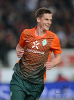 Fussball 1. Bundesliga  Saison 11/12:  JUBEL Markus Rosenberg (SV Werder Bremen)