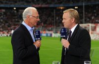 Fussball Champions League  Saison 2010/2011: TV EXPERTE Franz Beckenbauer mit Johannes B Kerner