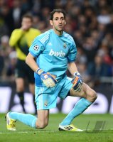 FUSSBALL INTERNATIONAL CHL ACHTELFINALE 12/13:  Torwart Diego Lopez (Real Madrid)