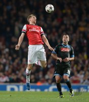 FUSSBALL  CHL  Saison 2013/2014: Arsenal London - SSC Neapel