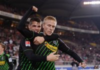 Fussball  1. Bundesliga  13/14: JUBEL Borussia Moenchengladbach
