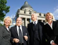 Fussball WM 2006: Empfang des Bayerischen Ministerpraesidenten