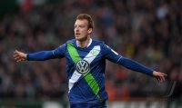 Fussball, 1. Bundesliga  Saison 2014/2015: SV Werder Bremen - VfL Wolfsburg