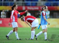 FUSSBALL  Olympia 2008   Viertelfinale Frauen Brasilien - Norwegen
