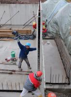 Neubau Wohnhaus, Fertigkeller