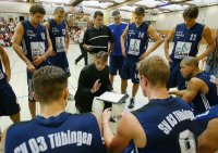 Basketball  2. Bundesliga 2003/2004; Jubel Aufstieg SV 03 Tuebingen