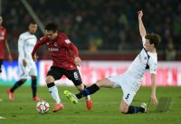 Fussball, 1. Bundesliga  Saison 2014/2015: Hannover 96 - SC Paderborn 07