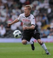 Fussball 1. Bundesliga  Saison 2010/2011:  Damien Duff (Fulham)