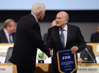 FUSSBALL 63. FIFA  Kongress auf Mauritius 2013: FIFA Praesident Joseph S. Blatter (Schweiz)