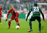 Fussball 1. Bundesliga Saison 12/13: FC Bayern Muenchen - SV Werder Bremen