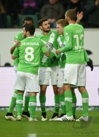 Fussball, 1. Bundesliga  Saison 2014/2015: VfL Wolfsburg - SC Freiburg