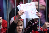 Fussball 1. Bundesliga Saison 14/15: FC Bayern Muenchen - Eintracht Frankfurt