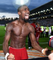 Fussball, 1. Bundesliga  Saison 2014/2015 Relegation: Karlsruher SC - Hamburger SV