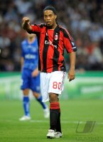 Fussball Champions League  Saison 2010/2011:  Ronaldinho (AC Mailand)