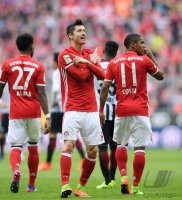 Fussball 1. Bundesliga Saison 2016/2017: FC Bayern Muenchen - Eintracht Frankfurt