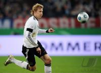 Fussball, International, Freundschaftsspiel: Deutschland, KIESSLING am Ball