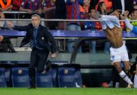 FUSSBALL  International CHL 2009/2010 :  JUBEL  Trainer Jose  Mourinho (Inter)