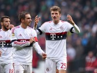 Fussball 1. Bundesliga Saison 15/16: SV Werder Bremen - FC Bayern Muenchen