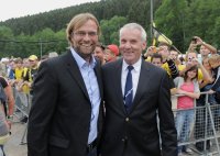 FUSBALL  Meistertrainer Klopp  (BVB Dortmund)  beim Empfang im Heimatort  Glatten
