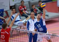 Volleyball  1. Bundesliga  14/15:  TV Rottenburg - VfB Friedrichshafen