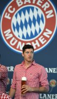 Fussball 1. Bundesliga 14/15: Robert Lewandowski (FC Bayern Muenchen)