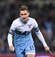 Fussball International Serie A 14/15: JUBEL Miroslav Klose (Lazio Rom)