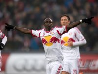 FUSSBALL International Testspiel 2013/2014: JUBEL Sadio Mane (Red Bull Salzburg)