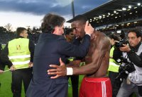 Fussball, 1. Bundesliga  Saison 2014/2015 Relegation: Karlsruher SC - Hamburger SV