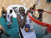 1. Basketball Bundesliga  08/09  Walter Tigers -  Skyliners Frankfurt