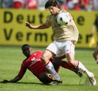Fussball 1.Bundesliga 1. FC Kaiserslautern - FC Bayern Muenchen