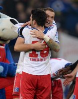 Fussball, 1. Bundesliga  Saison 2013/2014: Hamburger SV - Borussia Dortmund