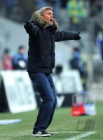 Fussball 2. Bundesliga:  Trainer Rudi Bommer (Cottbus)