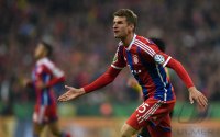 Fussball DFB Pokal Halbfinale 14/15: FC Bayern Muenchen - Borussia Dortmund