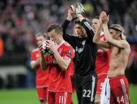 FUSSBALL  International CHL 09/10 :  JUBEL  OLIC (FC Bayern  Muenchen)