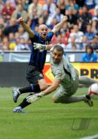 FUSSBALL SERIE A:  JUBEL Esteban Matias Cambiasso Deleau (Inter)