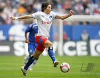 Fussball 1. Bundesliga: Hamburg, VAN DER VAART Einzelaktion