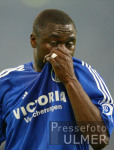 FUSSBALL 1. Bundesliga: S04, ASAMOAH Mimik
