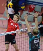 Volleyball 1. Bundesliga  Saison  14/15: TV Rottenburg  - SWD powervolleys Dueren