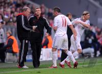 FUSSBALL  International CHL 09/10  Auswechslung von Ivica Olic fuer Anatoliy Tymoshchuk